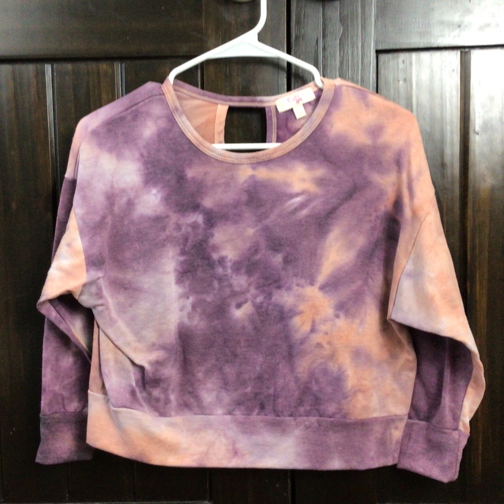 GB girls long sleeve Tye Dye top